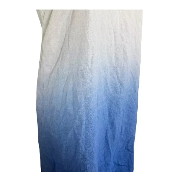 Bar III Ombre Maxi Dress - Blue and WhiteSleevesless White & Blue Size small nwt - Picture 5 of 12